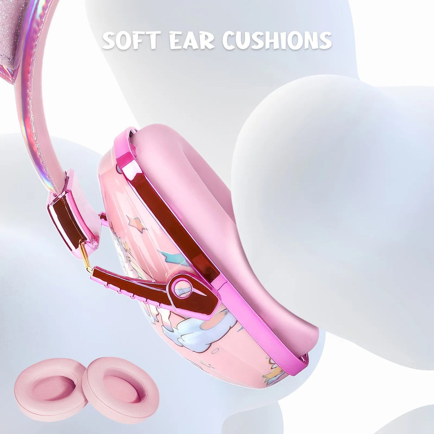 Casque Anti bruit Enfant Licorne Rose : Un Monde Féérique de Silence pour Votre Enfant - Doux Berceau