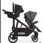 Poussette Double 3 en 1 Évolutive, Confort Bébé de 0 à 3 Ans