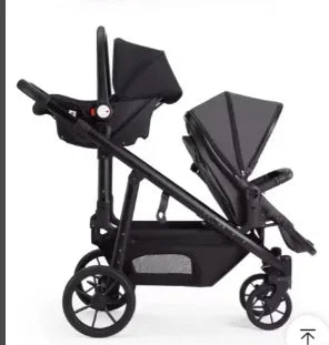 Poussette Double 3 en 1 Évolutive, Confort Bébé de 0 à 3 Ans