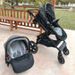 Poussette Bébé Confort 3 en 1, Évolutif de 0 à 3 Ans