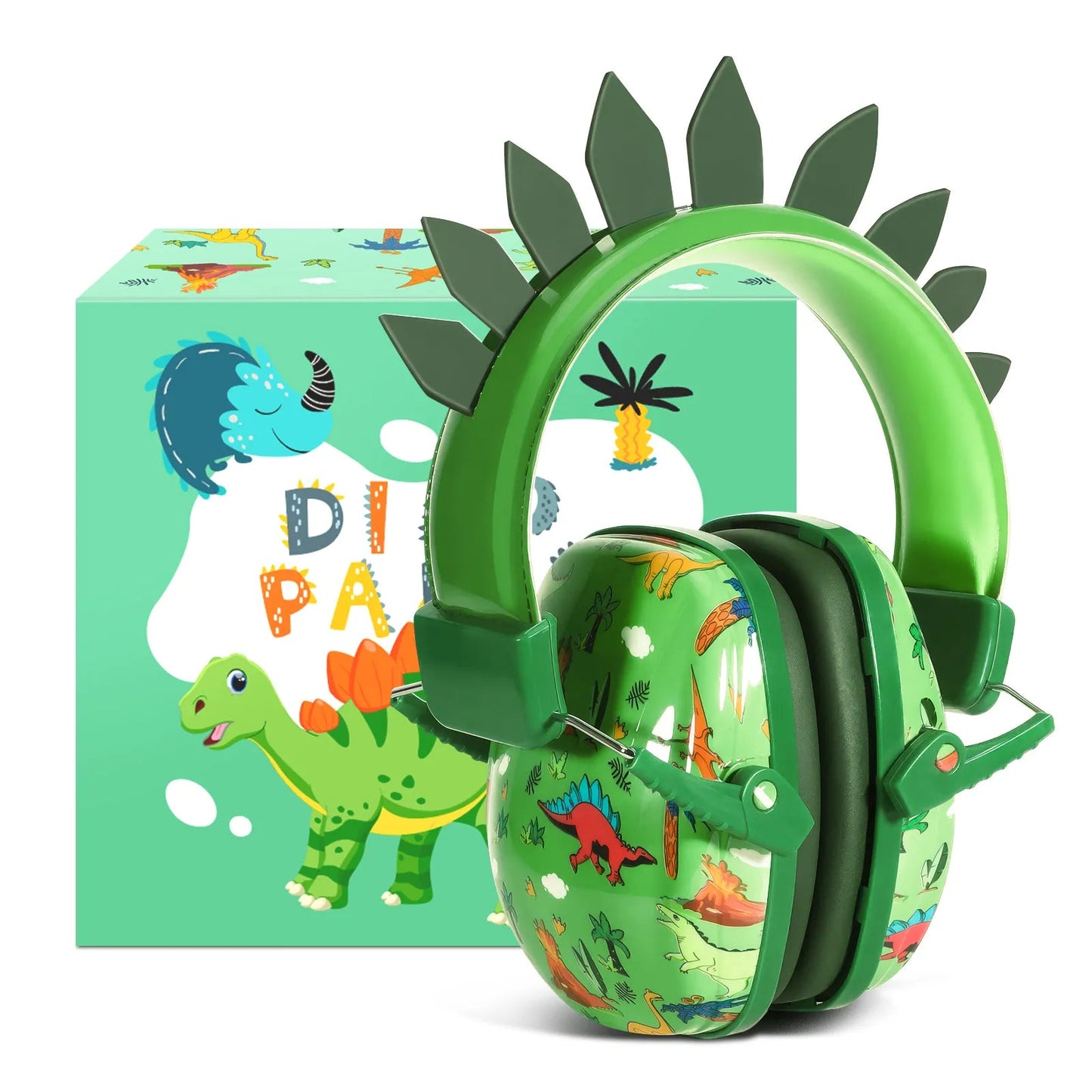 Casque Anti Bruit Enfant Dinosaure Vert: Un Oasis de Tranquillité dans un Monde Jurassique - Doux Berceau