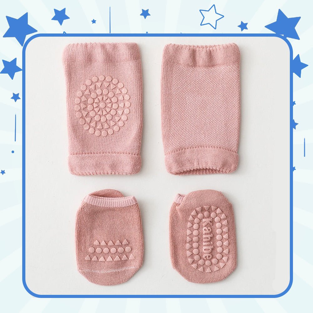 Chaussettes et Genouillères Antidérapantes Bébé : L'Équilibre et la Sécurité à Chaque Pas - Doux Berceau