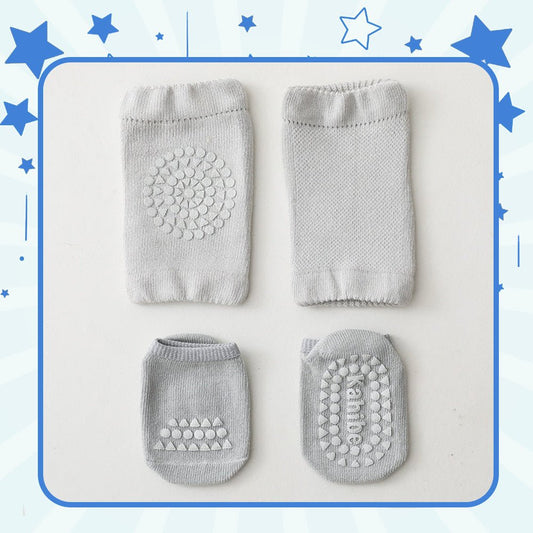 Chaussettes et Genouillères Antidérapantes Bébé : L'Équilibre et la Sécurité à Chaque Pas - Doux Berceau