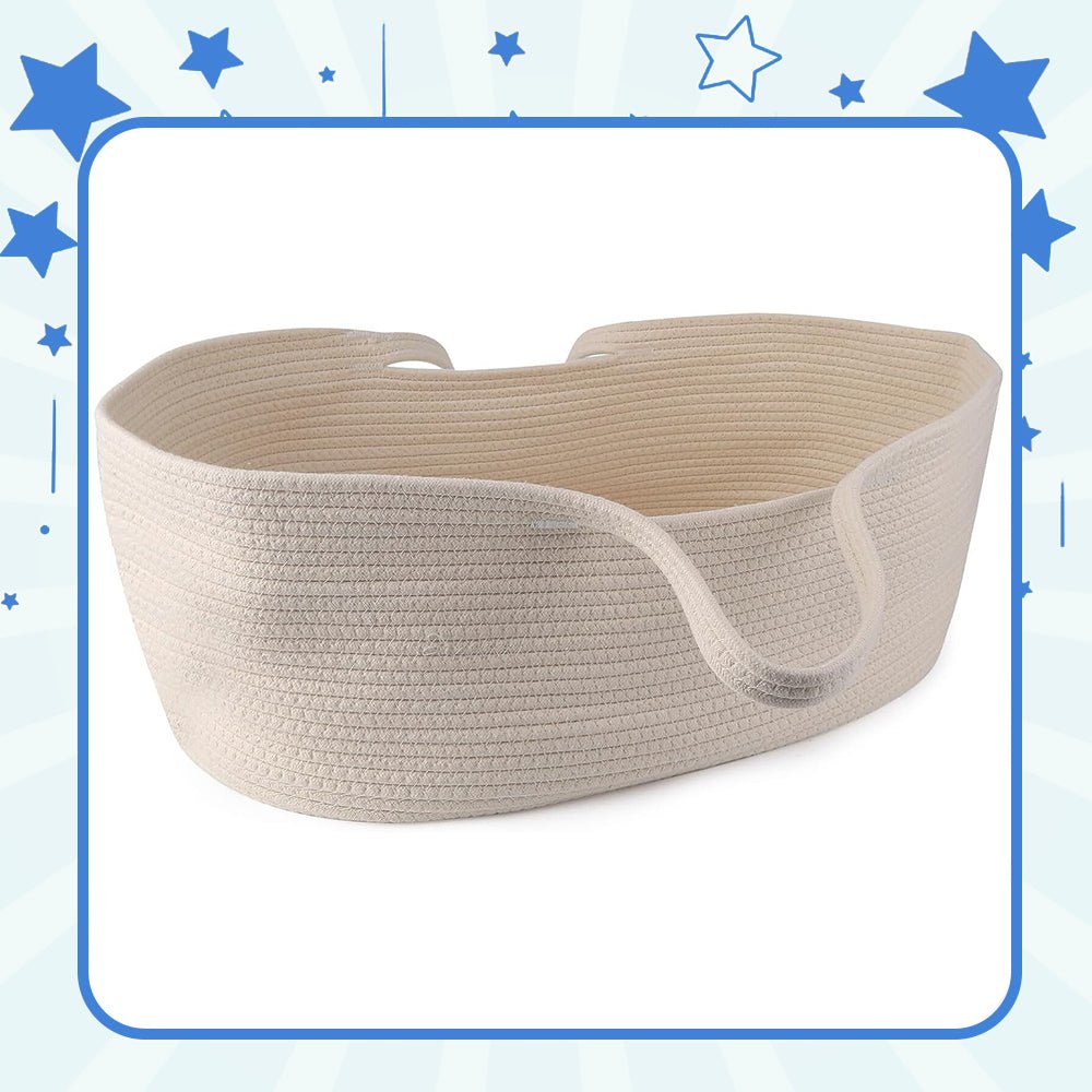 Couffin Bébé en Osier: Confort, Élégance et Sécurité Réunis - Doux Berceau